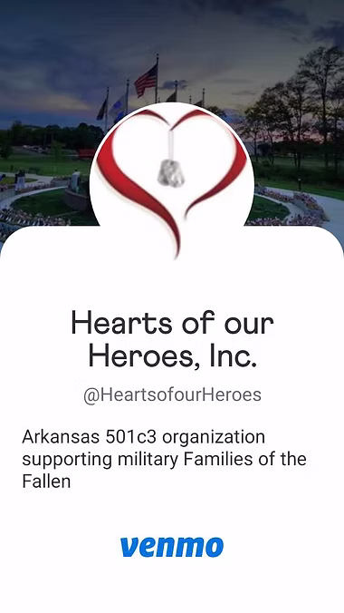 Hearts of our Heroes Venmo profile